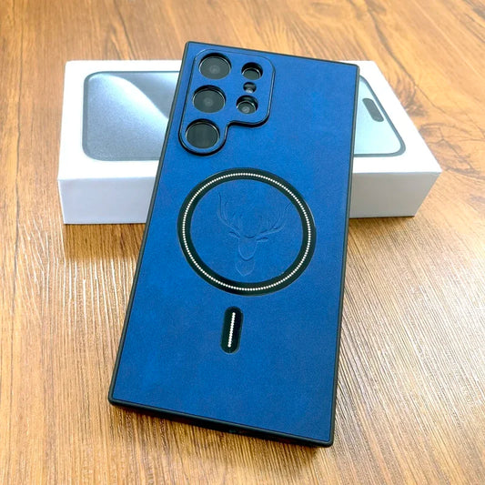 Luxury Leather Magnetic Samsung Cover